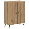 vidaXL Mobiletto da Bagno BREDA Rovere Artigianale 59,5 x 31 x 80 cm