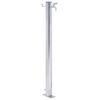 vidaXL Colonna d'Acqua da Giardino 40 cm Acciaio Inox Rotonda