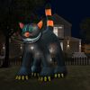 vidaXL Gatto Nero Gonfiabile per Halloween con LED XXL 6 m