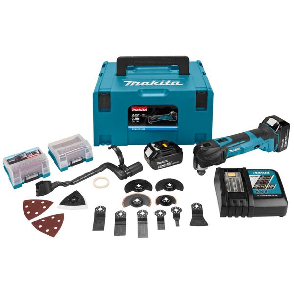 Makita Attrezzo Multiuso a Batteria 18 V Blu e Nero