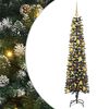 vidaXL Albero di Natale artificiale con 300 LED Verde 180 cm