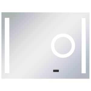 vidaXL Specchio LED da Bagno con Sensore Tattile 80x60 cm