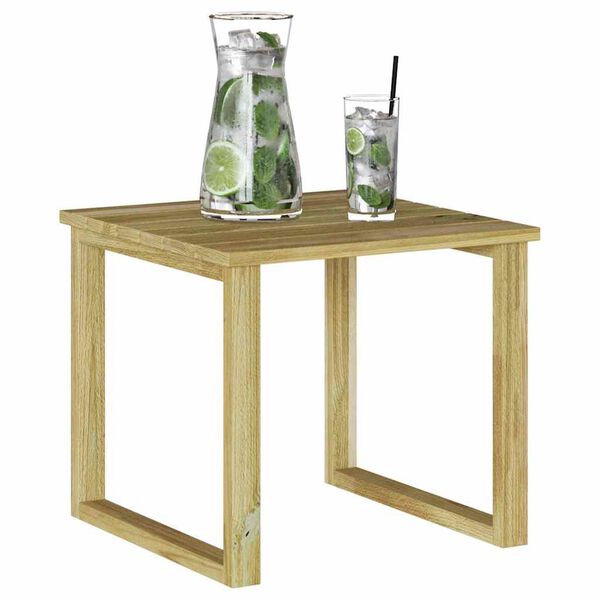 vidaXL Tavolo Lettino Marrone 40 x 40 x 36 cm Legno di pino impregnato