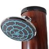 Doccia Solare per Piscina con Finitura in Finto Legno 1,96 m