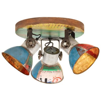 vidaXL Lampada da Soffitto Industriale 25 W Multicolore 45x25 cm E27