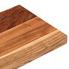 vidaXL Piano Tavolo 50x30x3,8 cm Rettangolare Legno Massello Acacia