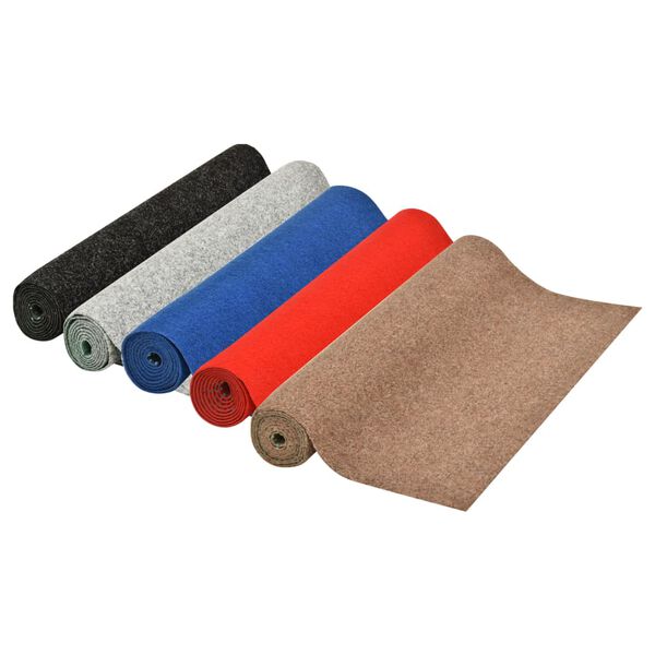 vidaXL Erba Artificiale con Tacchetti 4x1,33 m Grigia