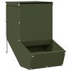 vidaXL Mangiatore per conigli Verde Oliva 17,5 x 26 x 28,5 cm 1,5 kg