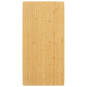 vidaXL Piano del Tavolo 50x100x1,5 cm in Bamb&ugrave;