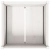 vidaXL Fioriera da Giardino Bianca 70x70x70 cm Legno Massello di Pino