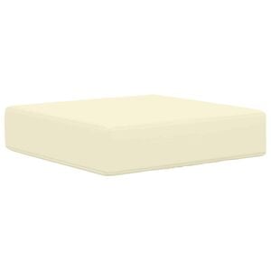 vidaXL Cuscino da Sedia Esterno Crema 40 x 40 x 8 cm 100% Poliestere
