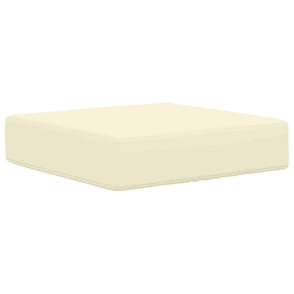 vidaXL Cuscino da Sedia Esterno Crema 40 x 40 x 8 cm 100% Poliestere