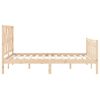 vidaXL Letto senza Materasso 140x190 cm in Legno Massello di Pino