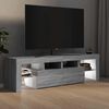vidaXL Mobile Porta TV con Luci LED grigio sonoma 140x36,5x40 cm