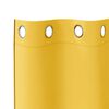 vidaXL Tende Blackout con Anelli 2 pcs Giallo senape 175 x 140 cm