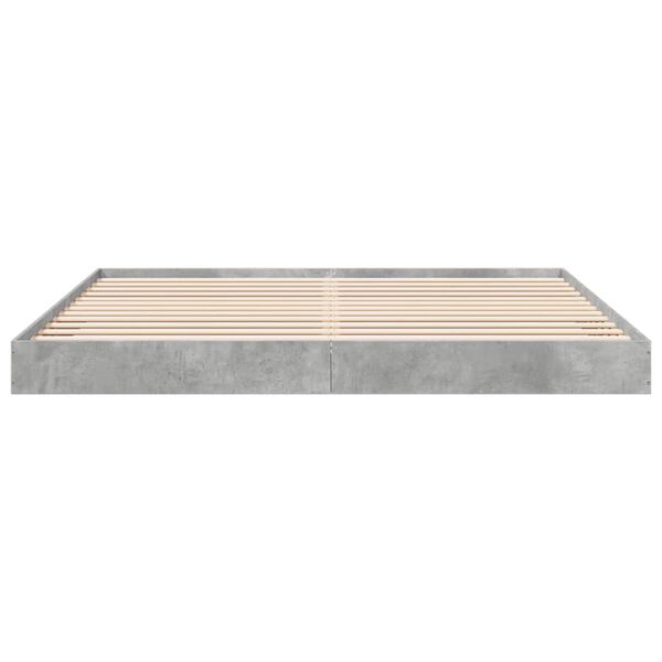 vidaXL Giroletto Grigio Cemento 200x200 cm in Legno Multistrato