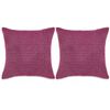 vidaXL Set di Cuscini 2 pz in Velour 60x60 cm Rosa