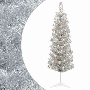 vidaXL Albero di Natale Artificiale Sottile 150 cm 150 LED