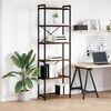 vidaXL Libreria Rovere fum&eacute; 40 x 30 x 85 cm Legno multistrato