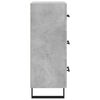 vidaXL Credenza Grigio Cemento 34,5x34x90 cm in Legno Multistrato