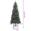 vidaXL Albero di Natale artificiale con 150 LED Verde 150 cm