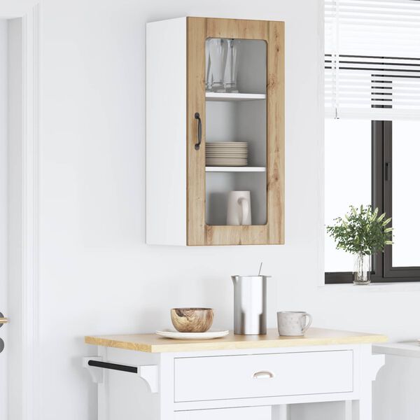 vidaXL Mobile da cucina con porta Rovere artigianale 40 x 31 x 80 cm