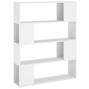 vidaXL Libreria/Divisorio Bianco 100x24x124 cm