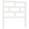 vidaXL Testiera per Letto Bianca 96x4x100 cm in Legno Massello di Pino