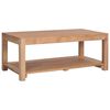 vidaXL Tavolino da Salotto 100x50x40 cm in Legno Massello di Teak