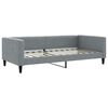 vidaXL Divano Letto con Letto Estraibile Grigio Chiaro 100x200 Tessuto