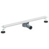 vidaXL Scolascale per doccia a 360&deg; con modello slim Argento 70 cm