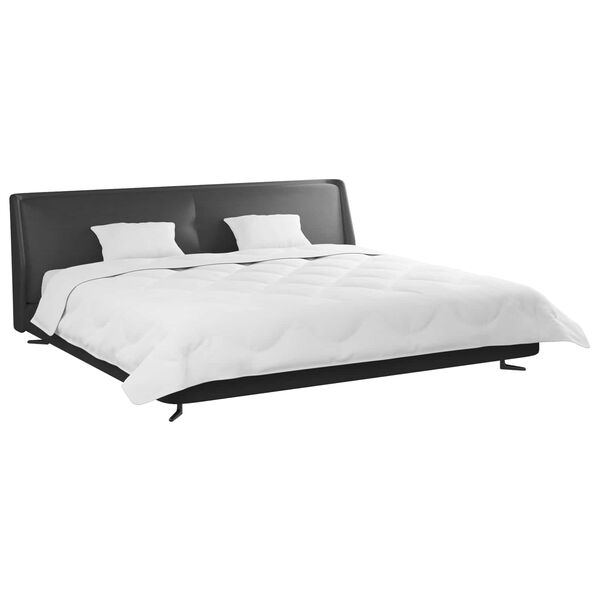 vidaXL Duvet Invernale con cuscino 3 pcs Bianco Microfibra