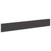 vidaXL Bordura per Prato 10 pz 100 x 15 cm Acciaio Nero