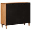 vidaXL Credenza Naturale 90 x 33,5 x 75 cm Legno di mango massello