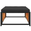 vidaXL Sgabello da Giardino con Cuscini 68x68x30 cm Massello Acacia