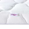 vidaXL Topper al cocco Bianco 80 x 200 cm Tessuto Jacquard