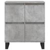 vidaXL Credenza Grigio Cemento 60x35x70 cm in Legno Multistrato