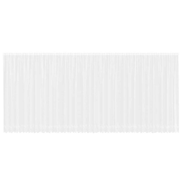 vidaXL Tenda in Pizzo con tende Bianco 220 x 900 cm Poliestere