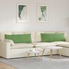 vidaXL Cuscini da Divano 2 pcs Verde chiaro 120 x 40 cm