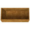 vidaXL Fioriera 62x30x29 cm Acciaio Corten