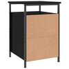 vidaXL Comodini 2 pz Neri 40x42x60 cm in Legno Multistrato