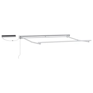 vidaXL Struttura della tenda elettrica retrattile Bianco 2,5 x 2 m