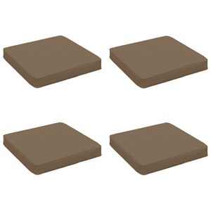 vidaXL Cuscini per Sedia in 4 Pezzi VUGHT 4 pcs 100% Poliestere