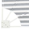 vidaXL Schermo di Privacy per Balcone Antracite e Bianco 160 x 160 cm