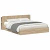 vidaXL Telaio del letto con storage Rovere Sonoma 180 x 200 cm