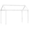 vidaXL Tetto Letto Bambini Bianco 217x95,5x159 cm Legno Massello Pino