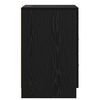 vidaXL Armadio da Notte Rovere Nero 40 x 40 x 63 cm Legno multistrato