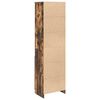 vidaXL Credenza Rovere Fumo 50x35x180 cm in Legno Multistrato