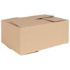 vidaXL Scatola Pieghevole 50 pz Naturale 35 x 24 x 15 cm Cartone