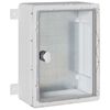 vidaXL Armadio di Controllo Grigio 32 x 13 x 33 cm Plastica ABS